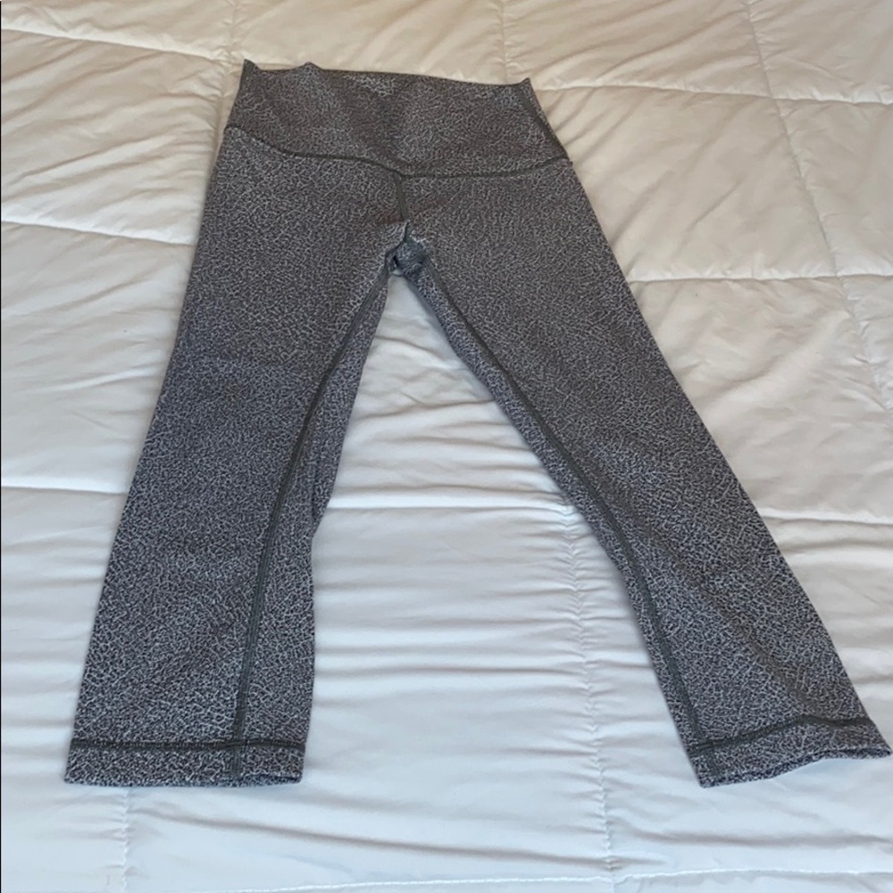 Lululemon Grey Printed Leggings